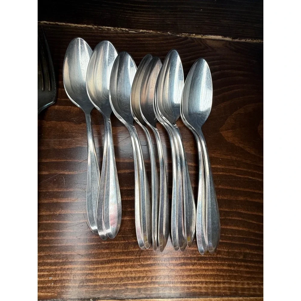 Community Plate Coronation Silver Plated Flatware Set 27 Piece Oneida Art Deco